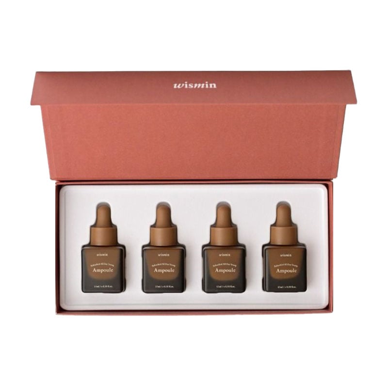 Набір сироваток для обличчя Wismin Wismin Bakuchiol All Day Young Ampoule, 4*15 мл