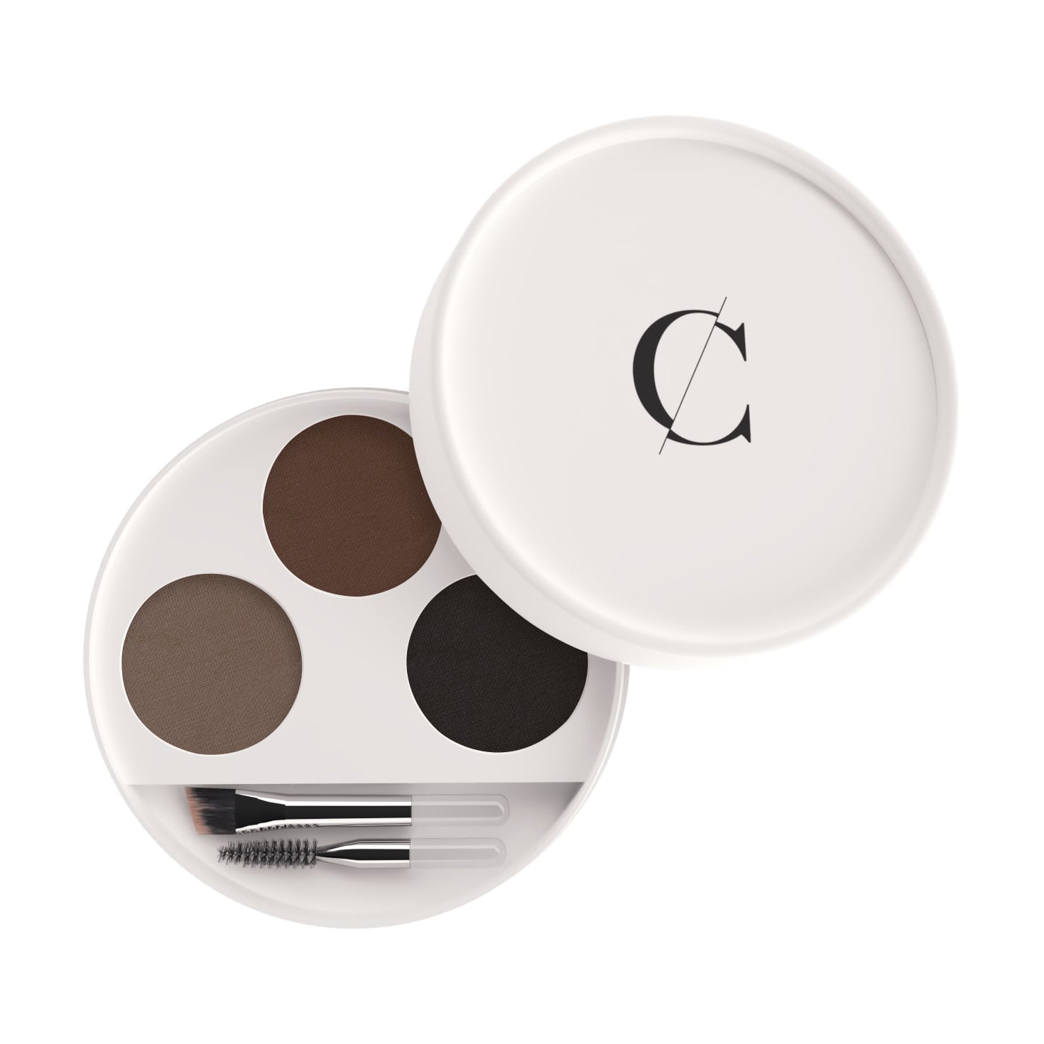 Набір тіней для брів Couleur Caramel Eyebrow Kit 29 Brunes, 2.4 г