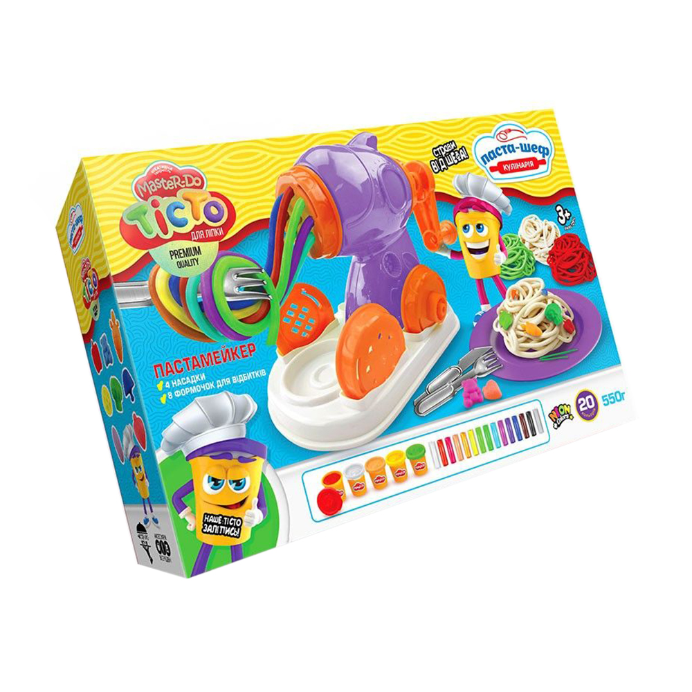 Набір тіста для ліплення Danko Toys Master Do Паста-шеф, від 3 років (TMD-16-01U)