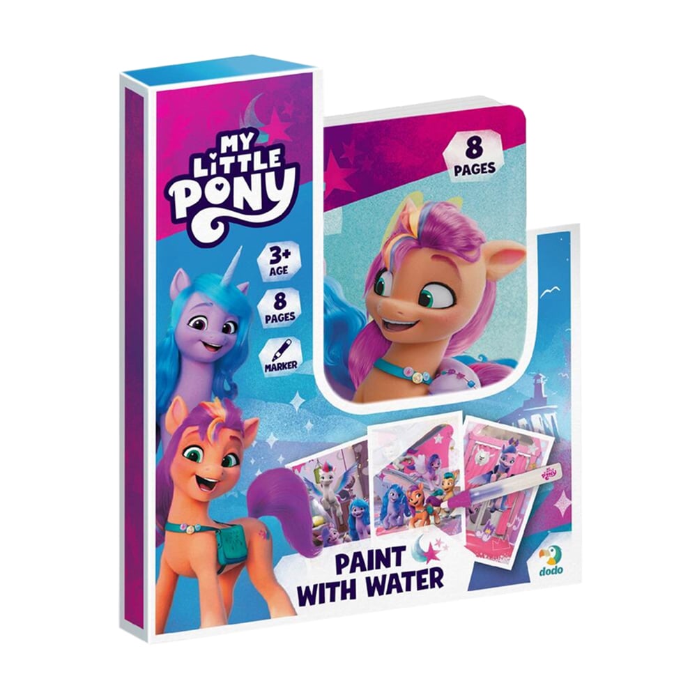 Набір водних розмальовок DoDo Малюй водою: My Little Pony, від 3 років (200445)