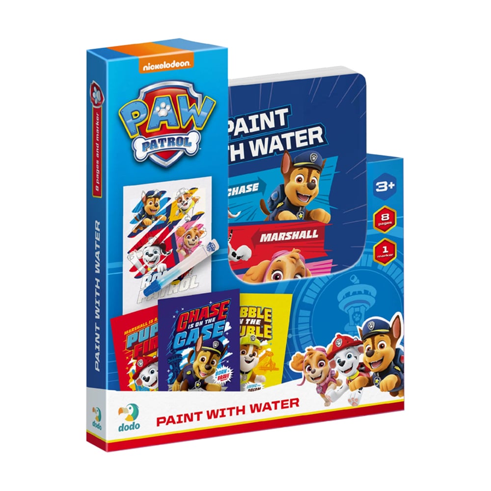 Набір водних розмальовок DoDo Малюй водою: Paw Patrol, від 3 років (200444)
