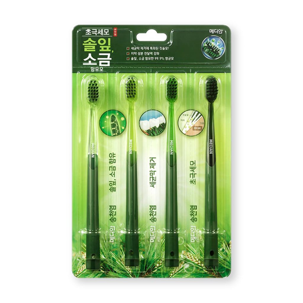 Набір зубних щіток Median Microfiber Toothbrush, 4 шт