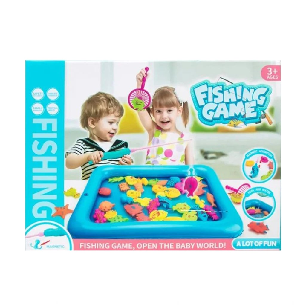 Надувний басейн QiYiLe Fishing Game з набором магнітних рибок (20 предметів)
