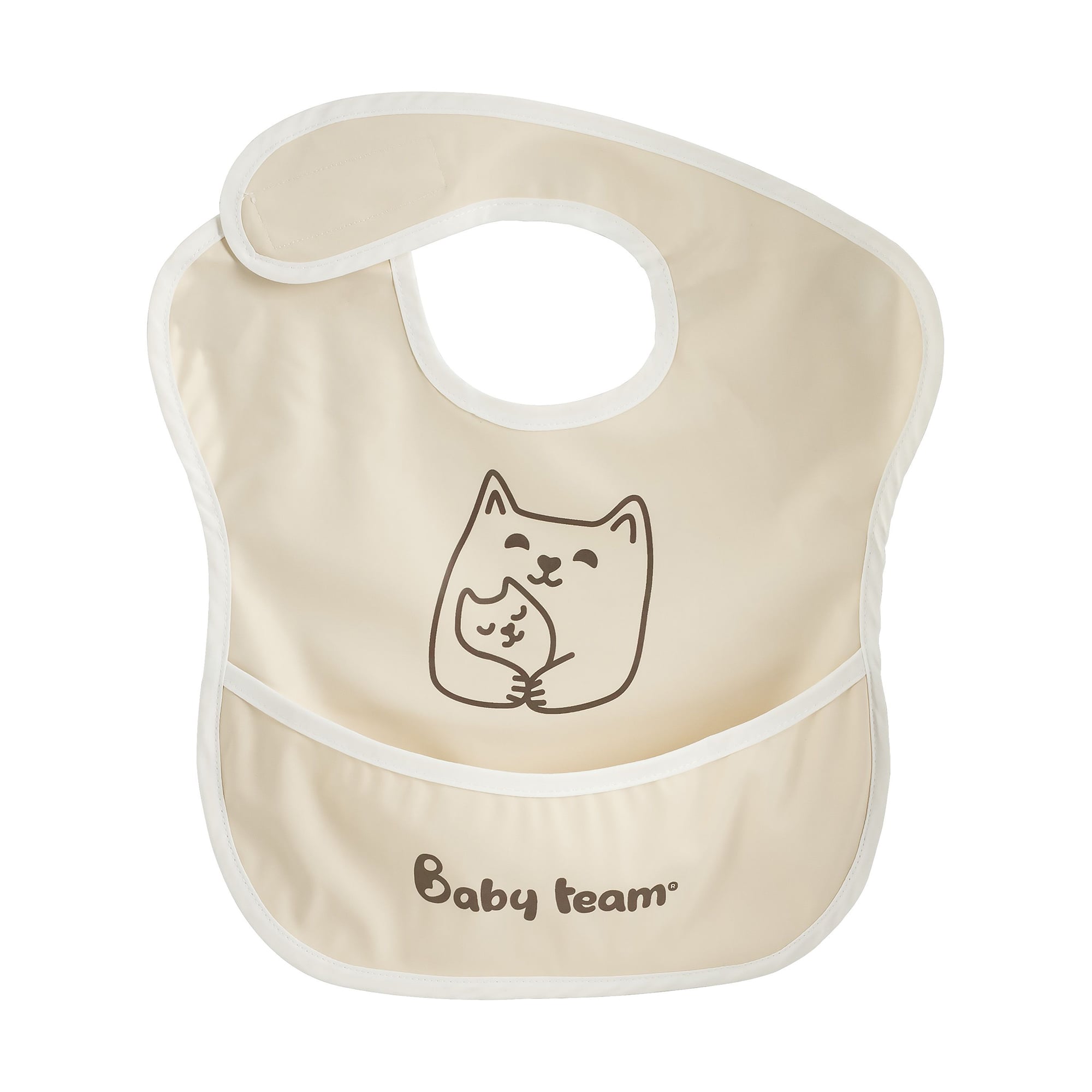 Нагрудник Baby Team Вологонепроникний, від 6 місяців (6525)