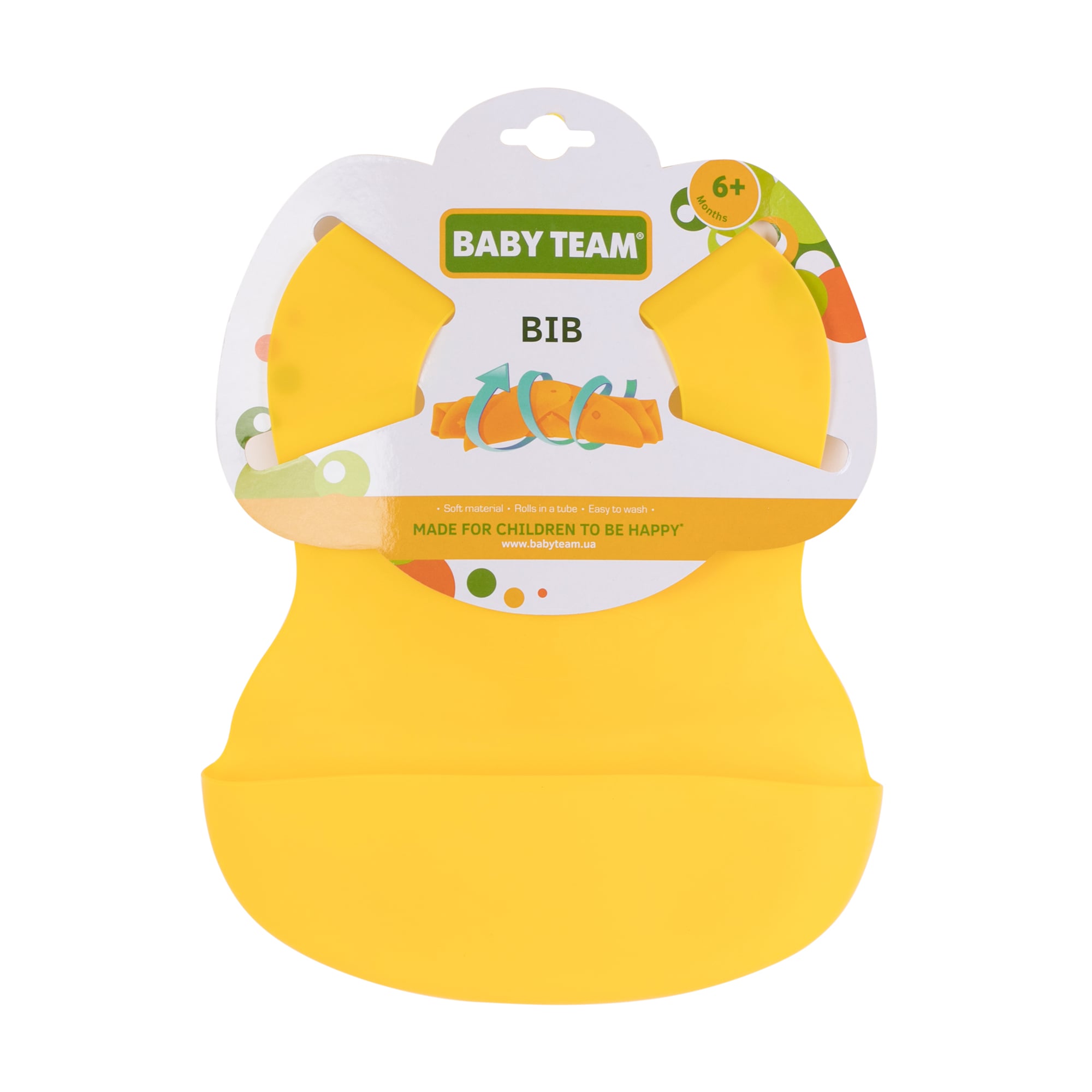 Нагрудник Baby Team зелений, від 6 місяців (6500)