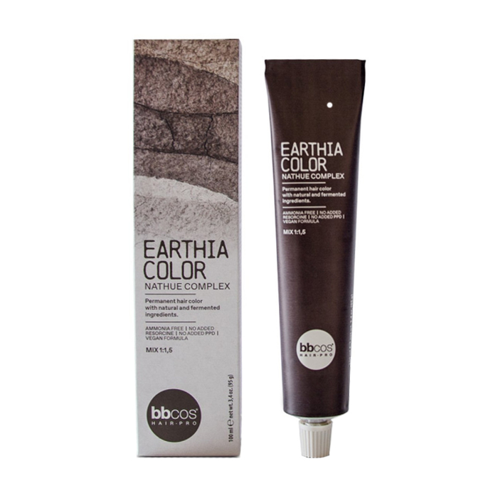 Напівперманентна фарба для волосся BBcos Earthia Color Nathue Complex 4/5 Mahogany Brown, 100 мл