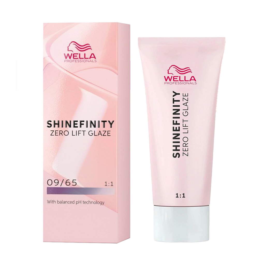 Напівперманентна фарба для волосся Wella Professionals Shinefinity Zero Lift Glaze 09/65 Pink Shimmer, 60 мл