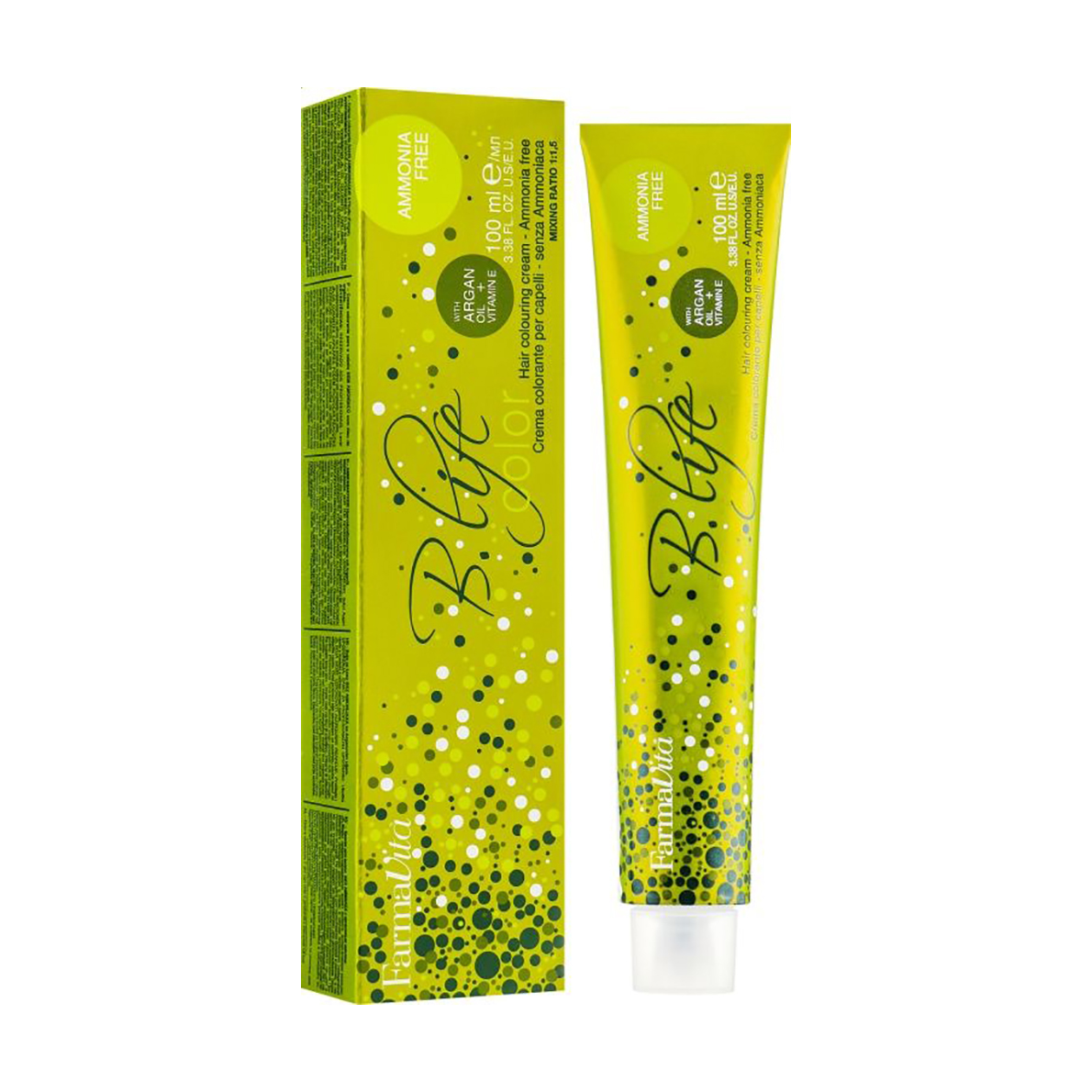 Напівперманентна крем-фарба для волосся FarmaVita B. Life Color Hair Colouring Cream 9.01 Дуже світлий блондин попелястий, 100 мл