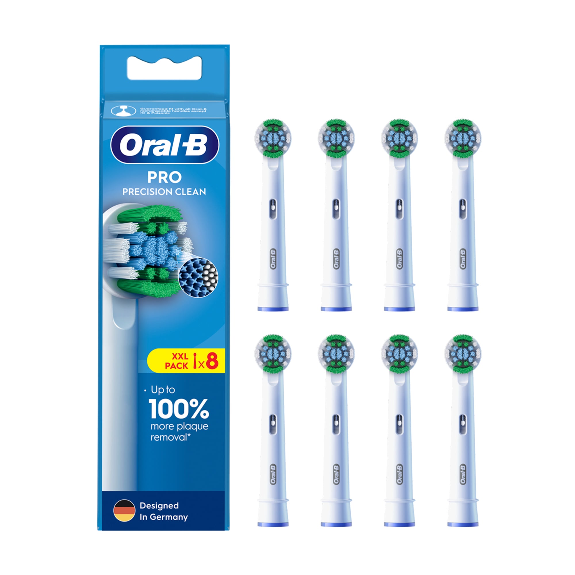 Насадки для електричної зубної щітки Oral-B Pro Precision Clean, 8 шт