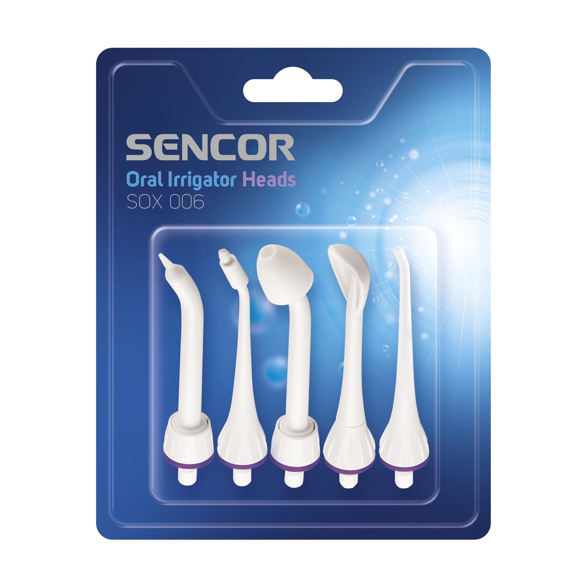 Насадки для іригатора Sencor Oral Irrigator Heads, 5 шт (SOX 006)