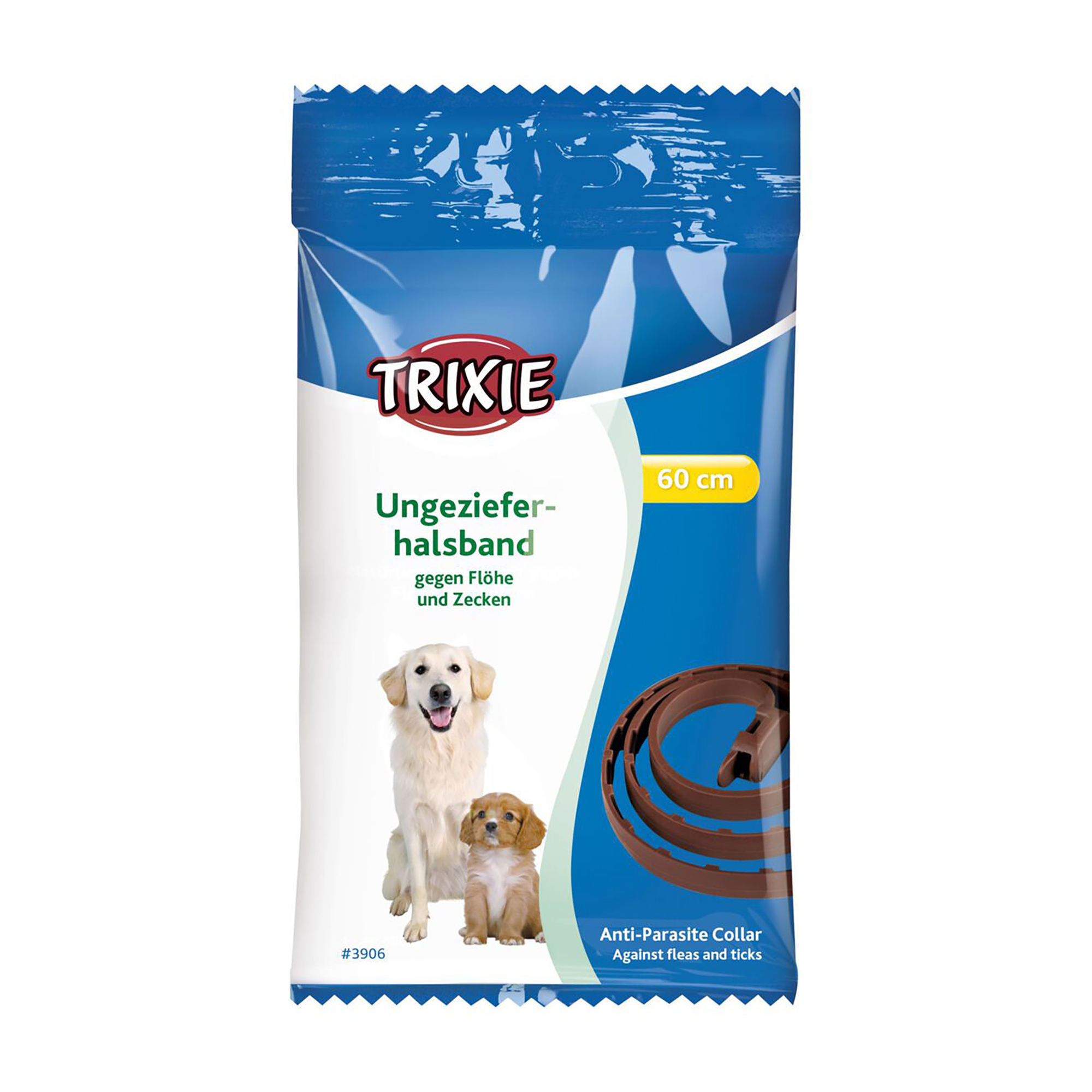 Нашийник для собак Trixie Біо проти бліх та кліщів, 60 см