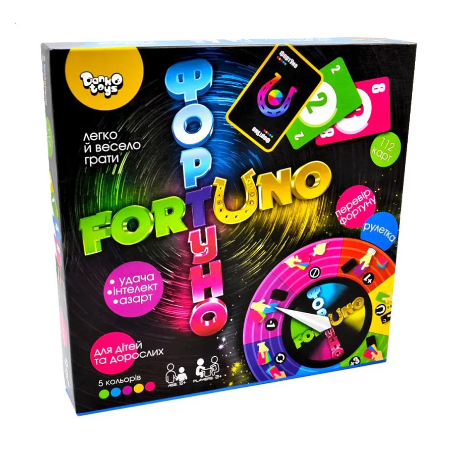 Настільна гра Danko Toys ФортУно, велика, від 5 років (UF-02-01U)