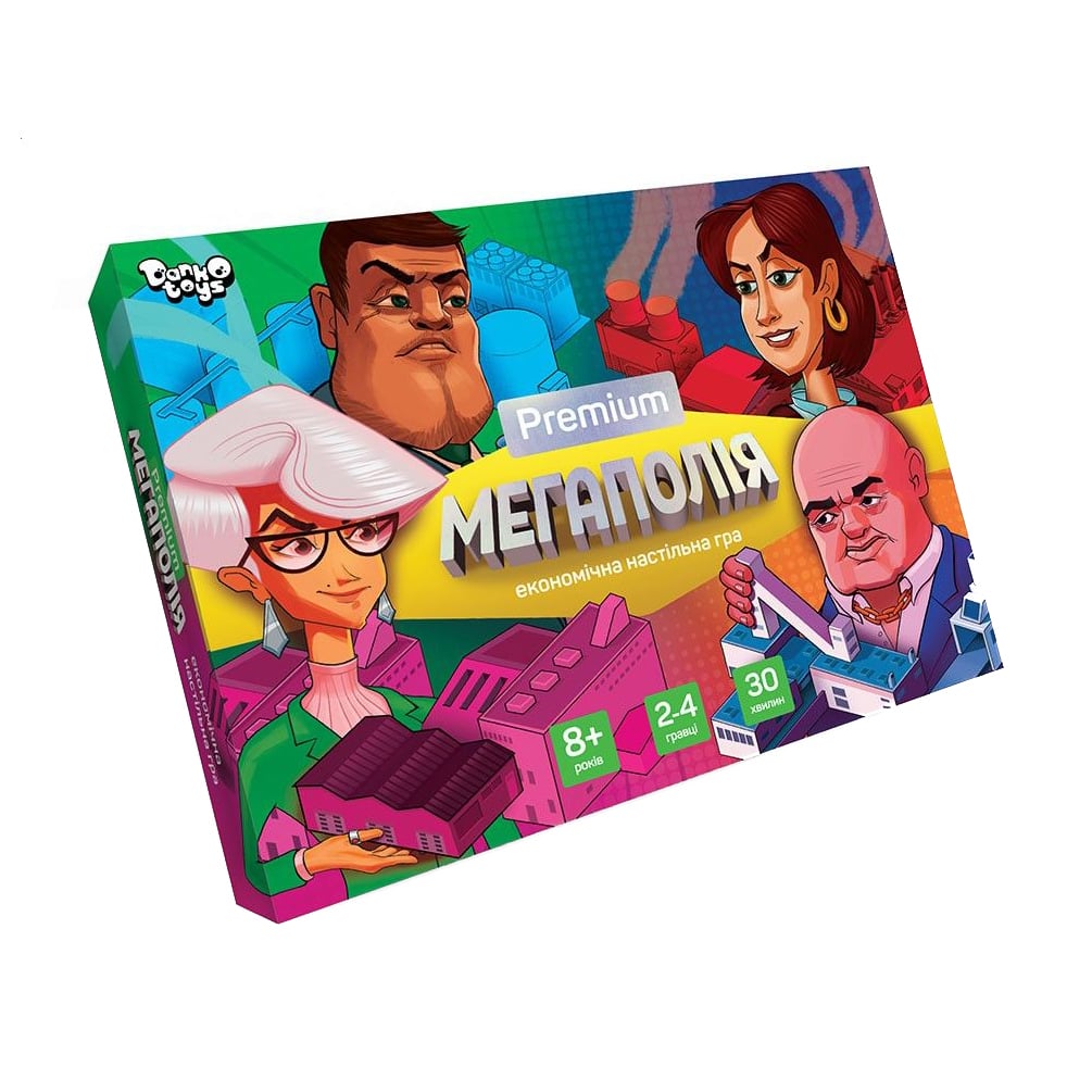 Настільна гра Danko Toys Мегаполія Premium, від 8 років (G-MP-01-01U)