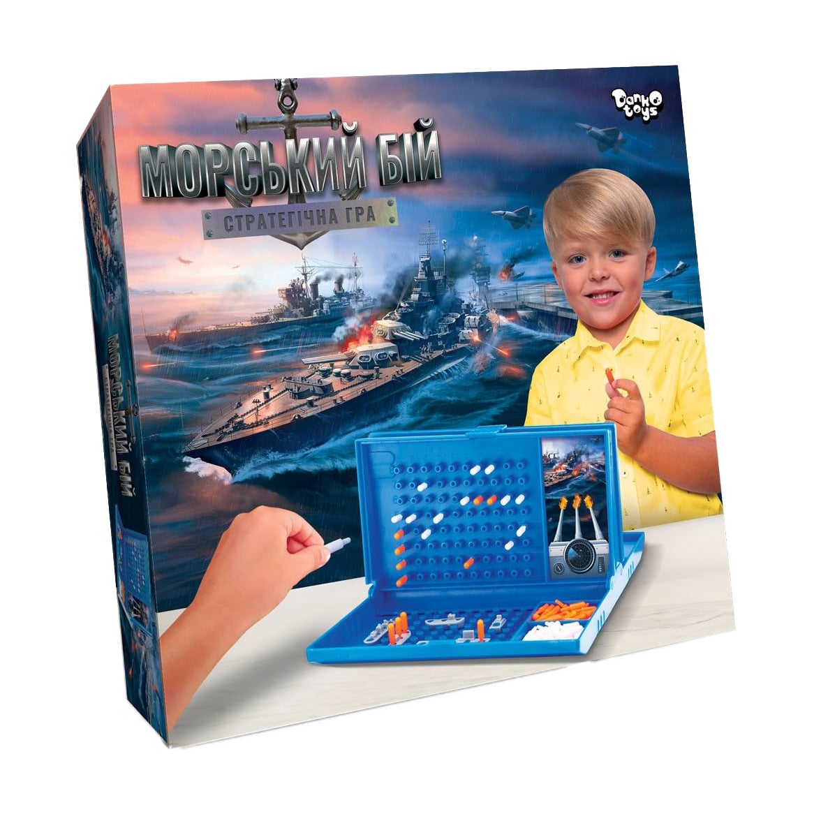 Настільна гра Danko Toys Морський бій, від 6 років (G-MB-01U)