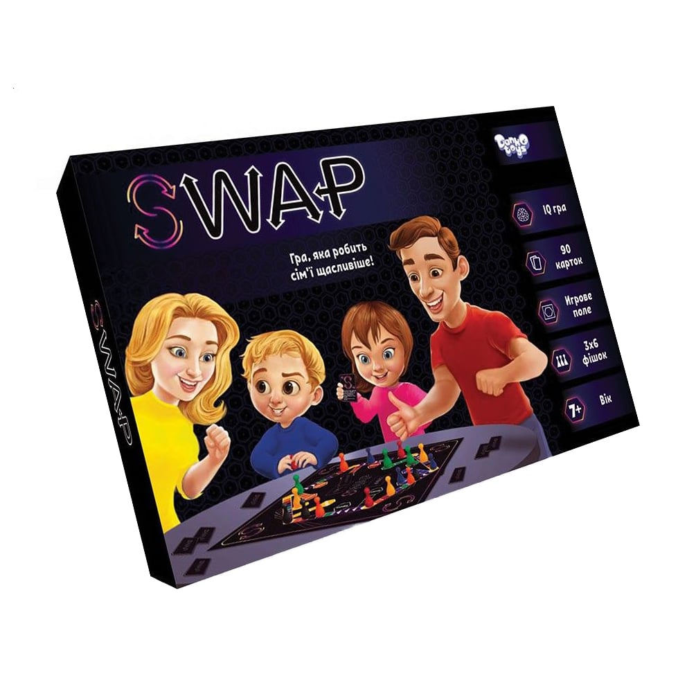 Настільна гра Danko Toys Swap, від 7 років (G-Swap-01-01U)
