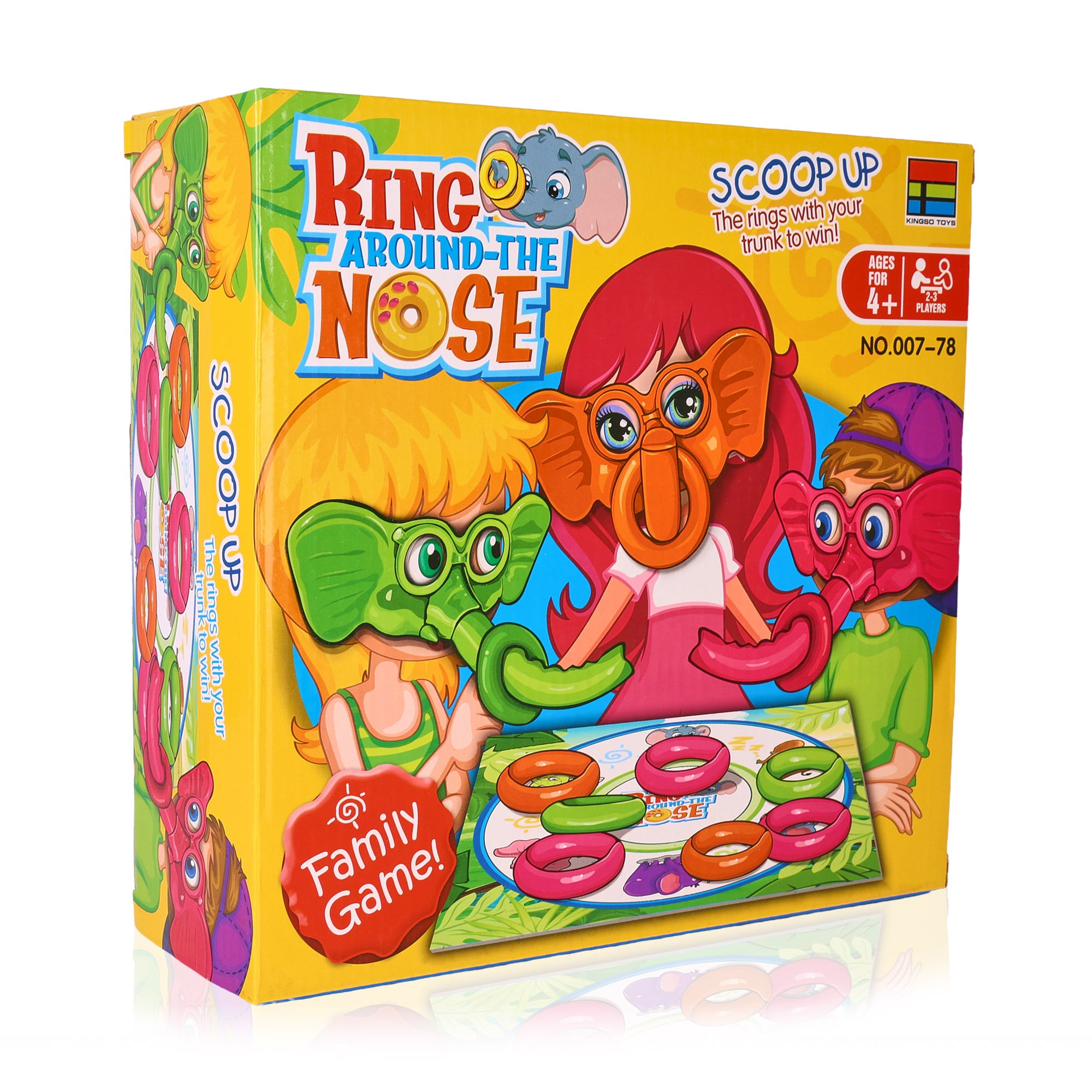 Настільна гра Kingso Toys Кільце на хоботі, від 4 років, 27*9.5*27 см (25ANI039)