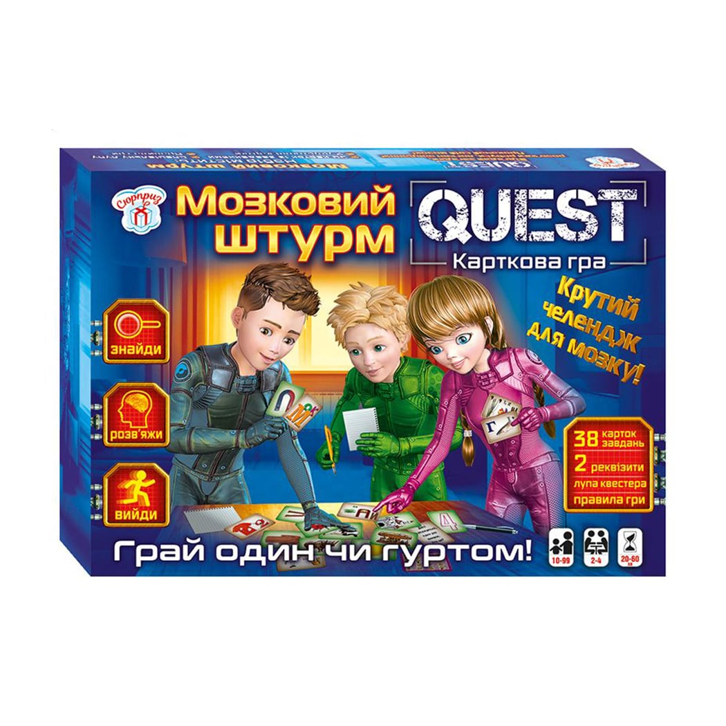 Настільна гра Ranok-Creative Мозковий штурм, від 10 років (481839)