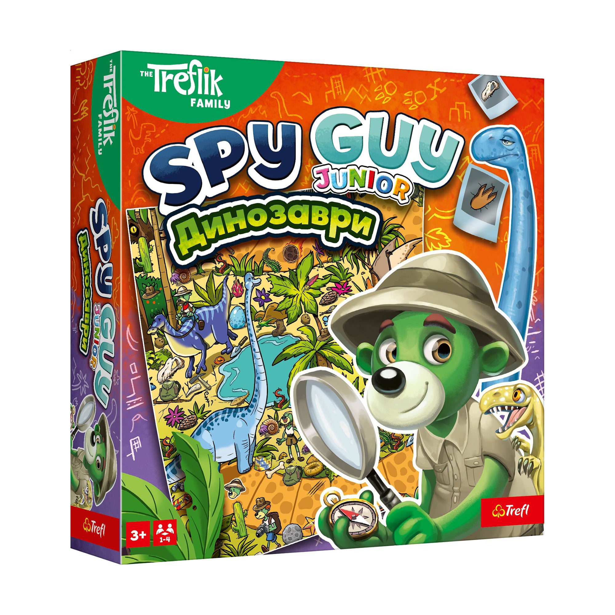 Настільна гра Trefl The Treflik Family Spy Guy Динозаври, від 3 років (2982)