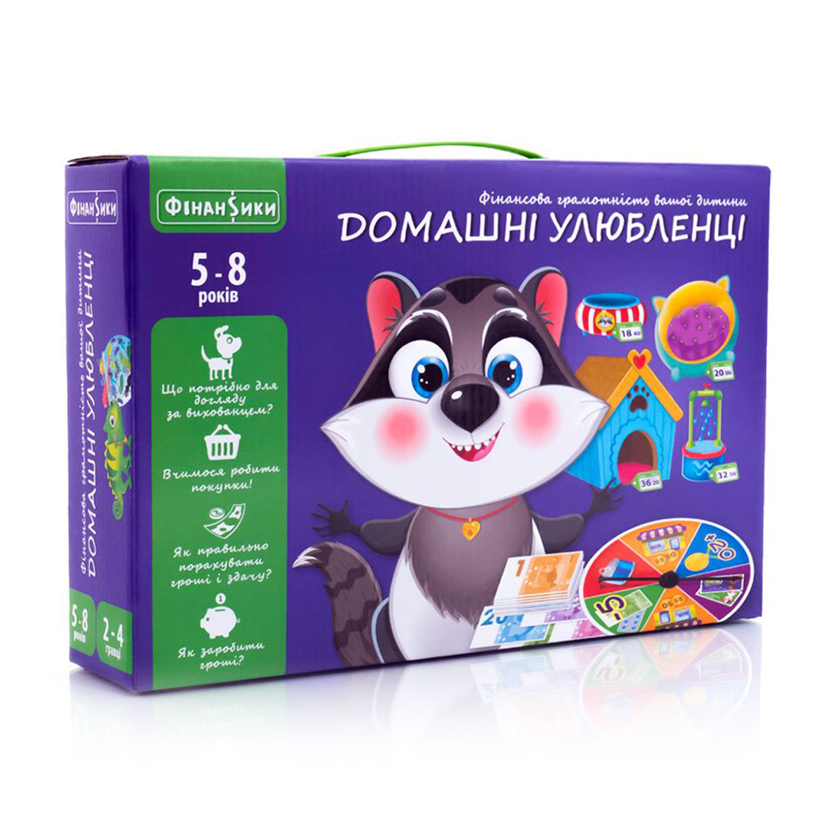 Настільна гра Vladi Toys Домашні тварини, українською мовою, 144 деталі, від 5 років (VT2312-07)