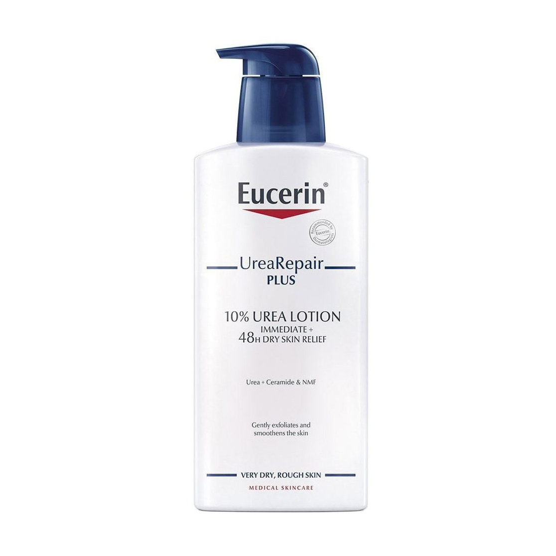 Насичений зволожувальний лосьйон для тіла Eucerin UreaRepair Plus 10% Urea Lotion для сухої шкіри, 400 мл