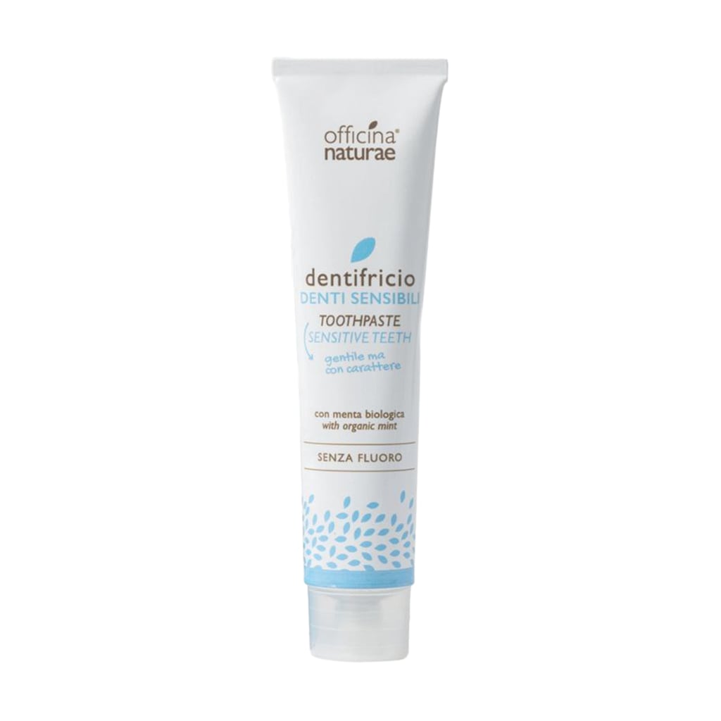 Натуральна гелева зубна паста Officina Naturae Mint Gel Toothpaste для чутливих зубів, алюмінієва упаковка, 75 мл