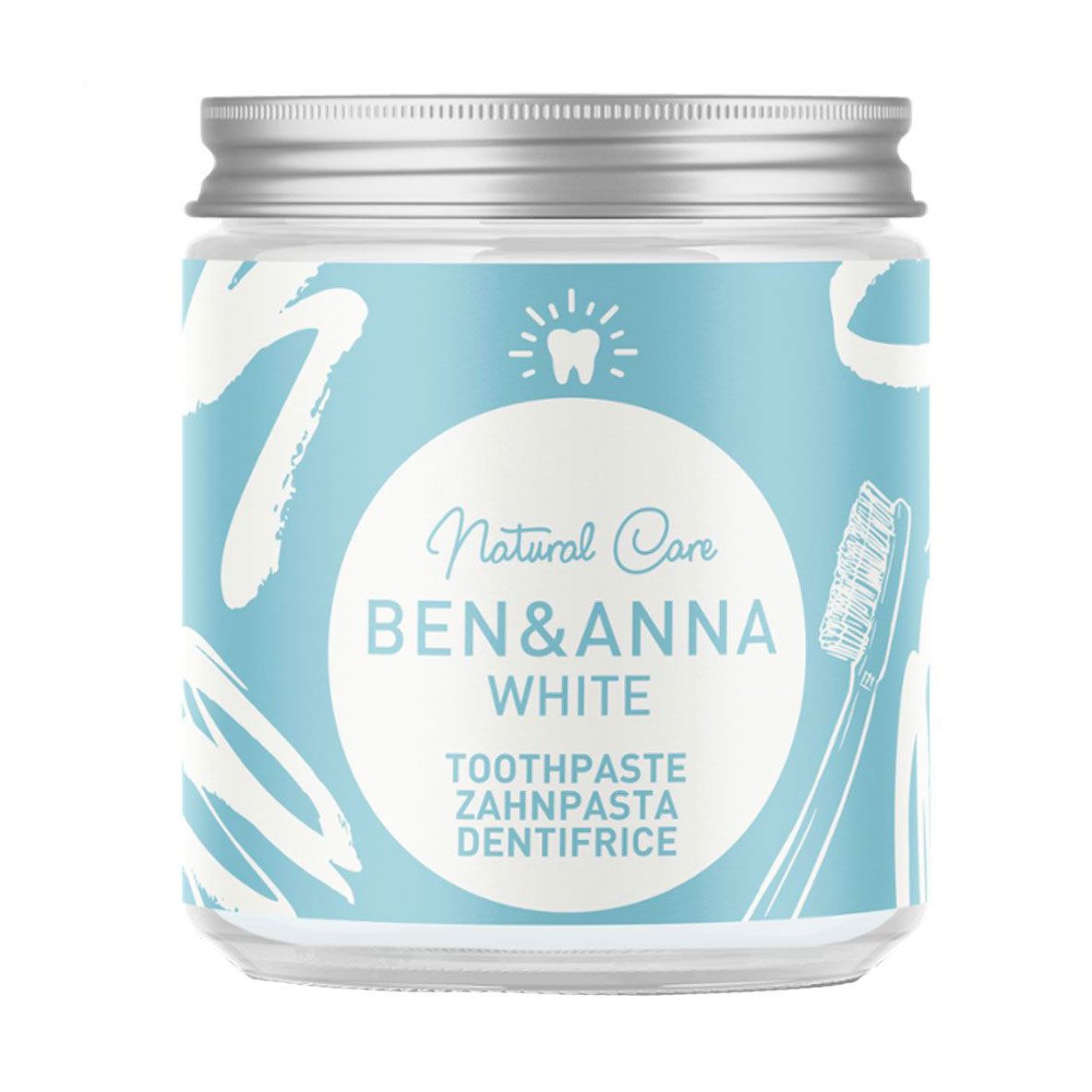 Натуральна зубна паста Ben &amp; Anna Natural Toothpaste White, 100 мл