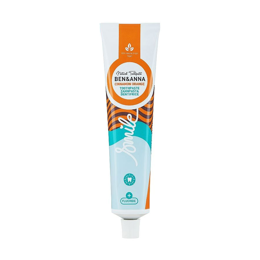 Натуральна зубна паста Ben &amp; Anna Smile Natural Toothpaste Cinnamon Orange, 75 мл