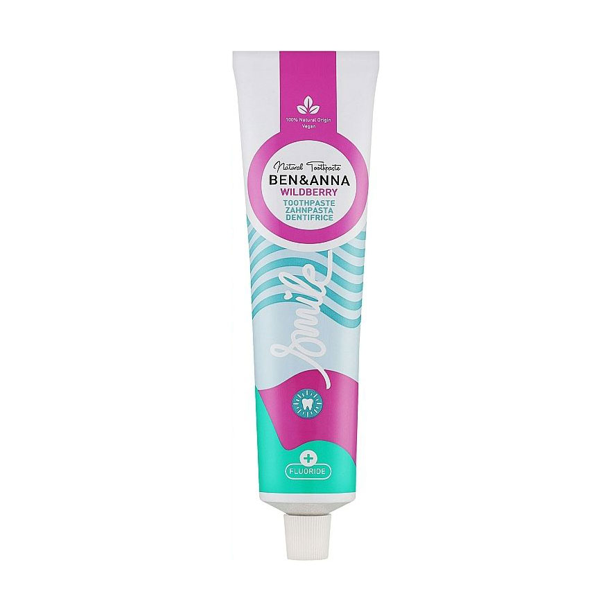 Натуральна зубна паста Ben &amp; Anna Smile Natural Toothpaste Wildberry, 75 мл