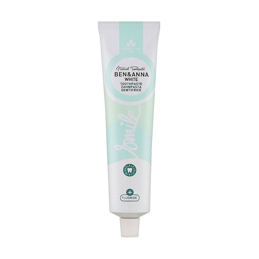 Натуральна зубна паста Ben &amp; Anna Smile Natural Toothpaste White, 75 мл
