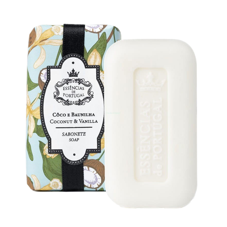Натуральне мило Essencias De Portugal Coconut &amp; Vanilla Soap Кокос та ваніль, 150 г