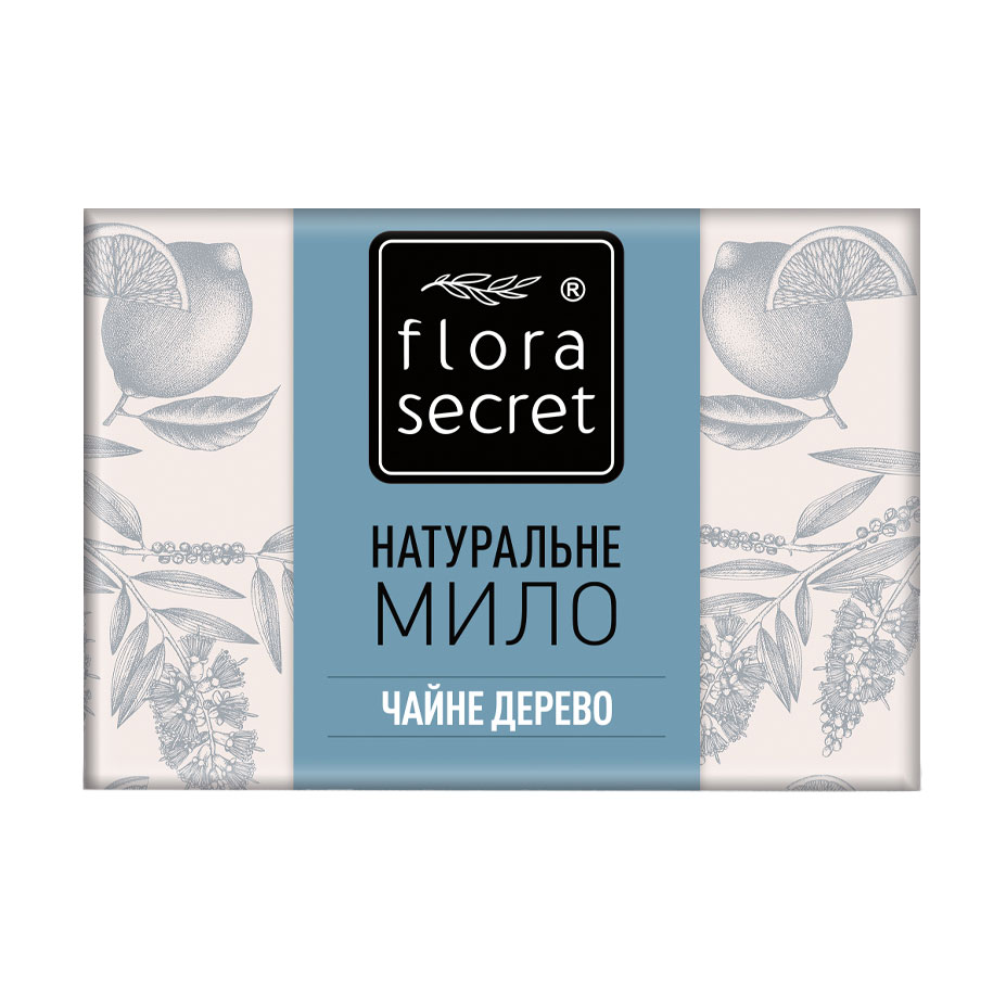 Натуральне мило Flora Secret Чайне дерево, 75 г