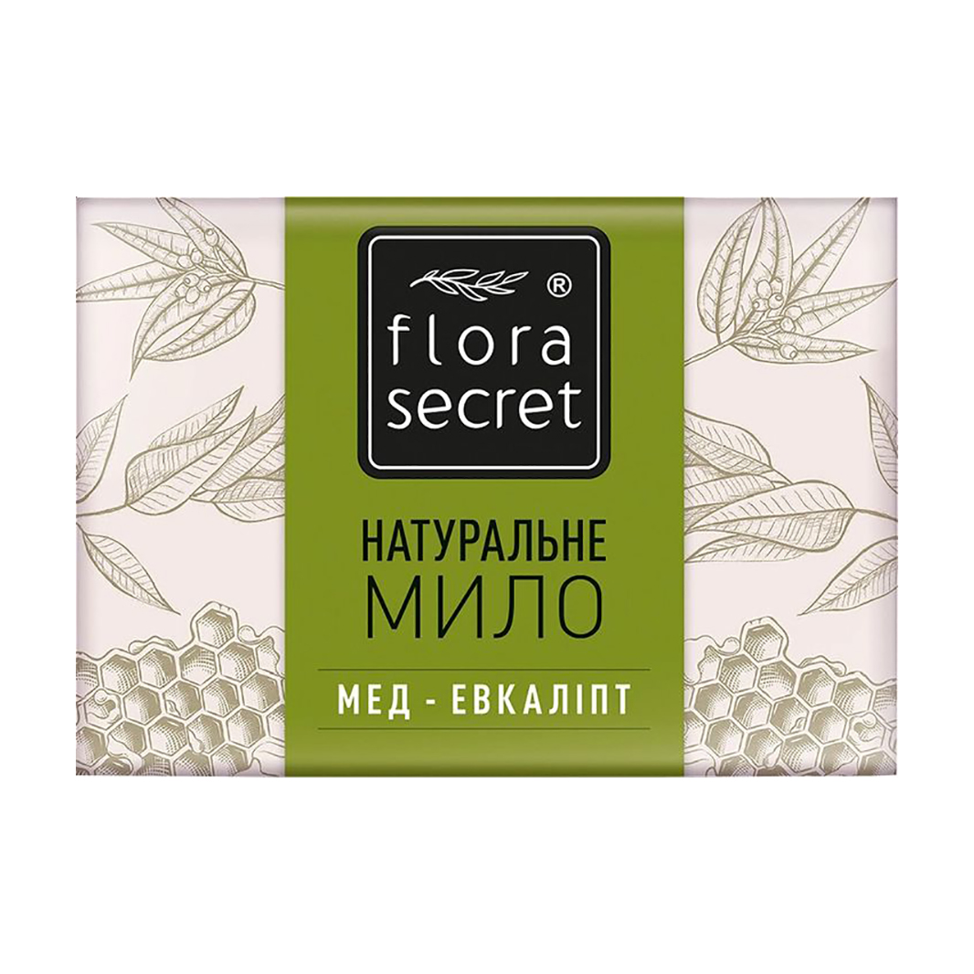 Натуральне мило Flora Secret Мед-евкаліпт, 75 г