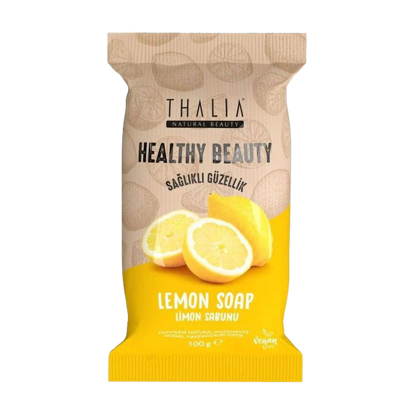 Натуральне мило Thalia Healthy Beauty Lemon Soap з екстрактом лимона, 100 г