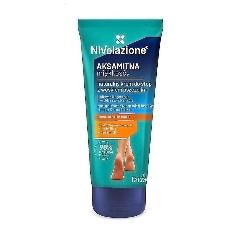 Натуральний крем для ніг Farmona Nivelazione Foot Cream для сухої та грубої шкіри, з бджолиним воском, 75 мл