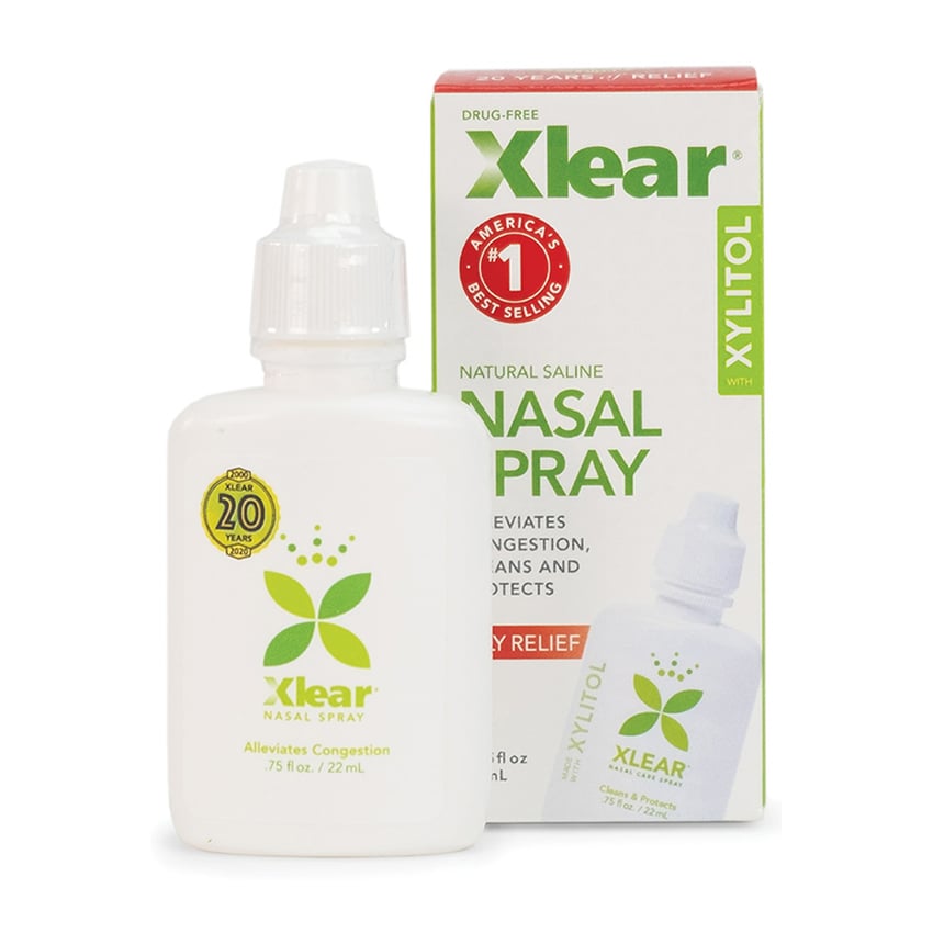 Натуральний сольовий назальний спрей Xlear Nasal Spray з ксилітом, 22 мл