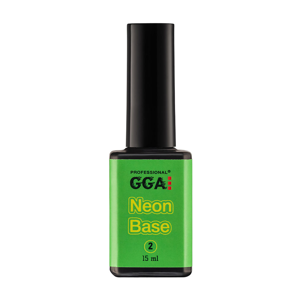 Неонова база для гель-лаку GGA Professional Neon Base 2, 15 мл