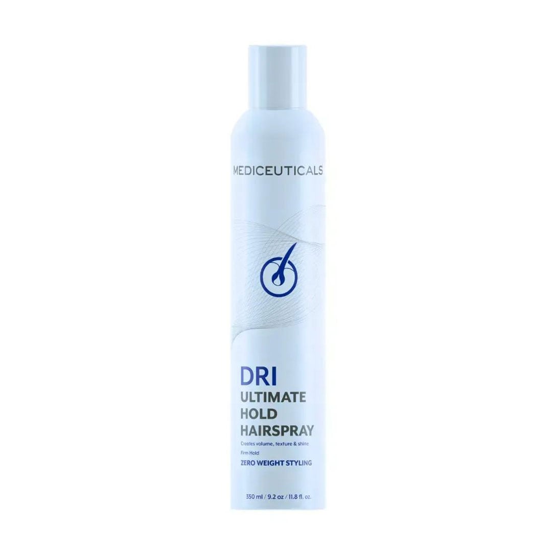Невагомий лак для волосся Mediceuticals DRI Ultimate Hold Hairspray оптимальної фіксації, 350 мл