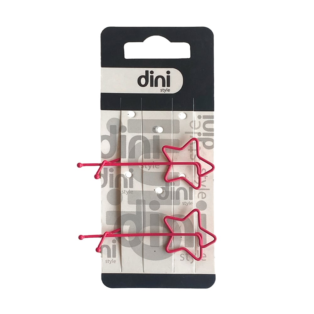 Невидимки для волосся Dini Every Day Зірочка, 2 шт (WZ-133)