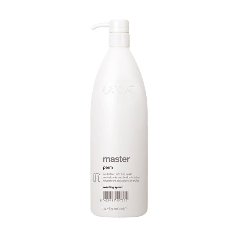 Нейтралізатор лосьйона для хімічного завивання волосся Lakme Master Perm N Neutralizer with Fruit Acids, 1 л