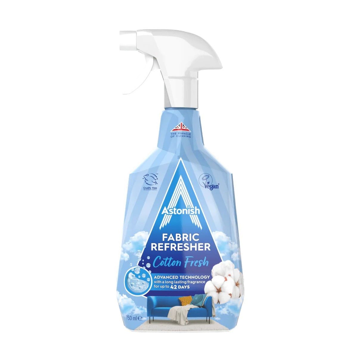 Нейтралізатор запахів Astonish для текстилю, килимів та одягу, 750 мл