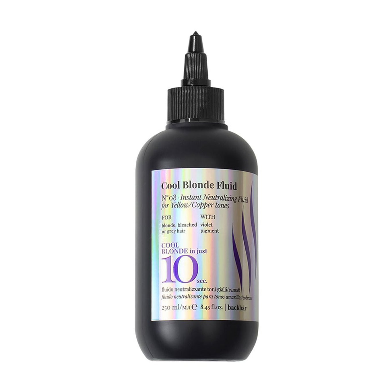 Нейтралізувальний флюїд FarmaVita Cool Blonde Fluid для жовтих та мідних відтінків, 250 мл