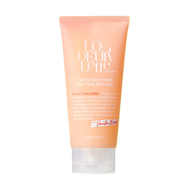 Незмивна маска для волосся L'Odeurlette In England Colorfit Burnt Vanilla Non Wash Hair Pack, 200 мл