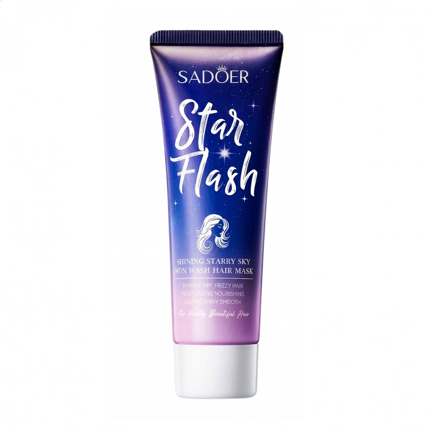 Незмивна маска для волосся Sadoer Star Flash Shining Starry Sky Non Wash Hair Mask, 80 г