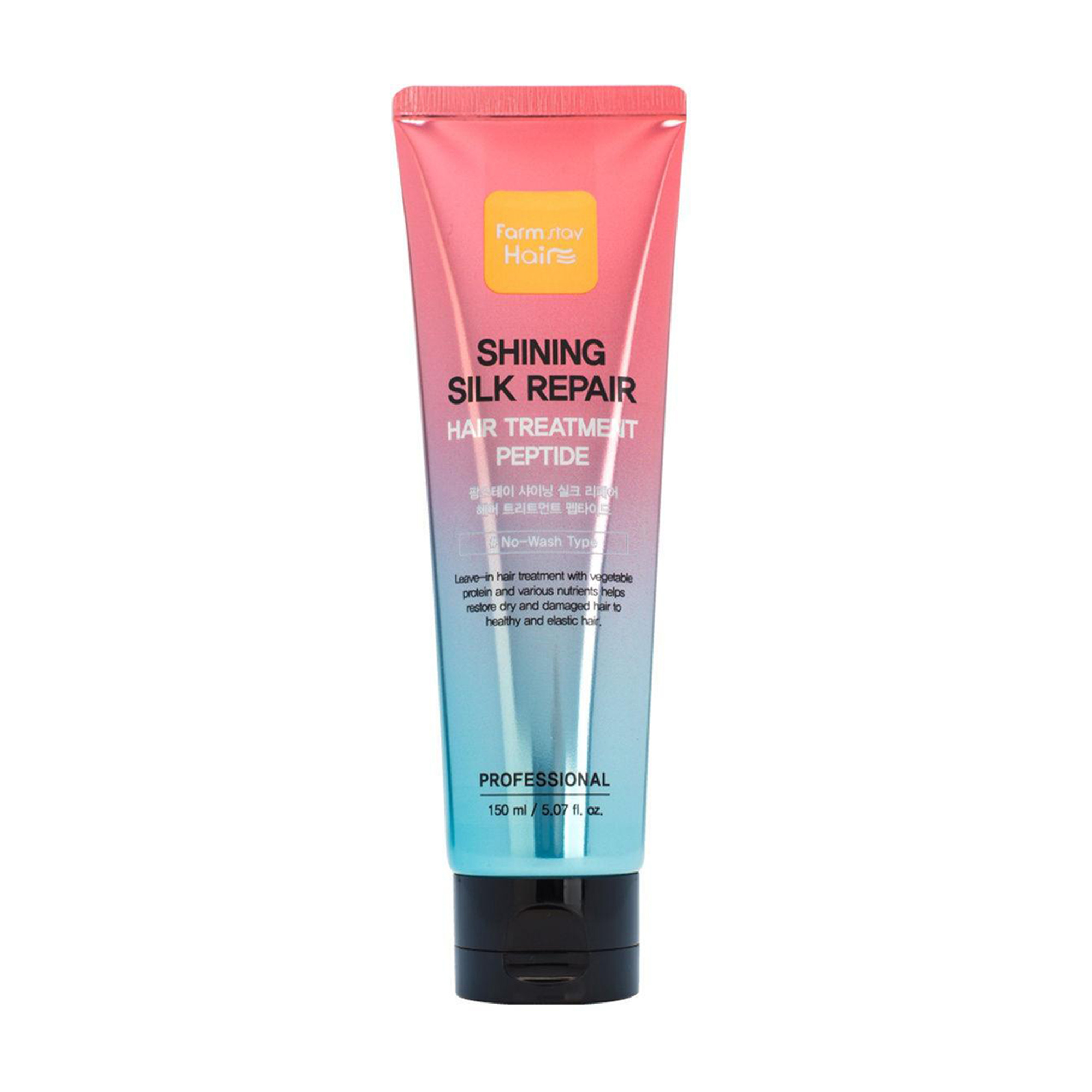 Незмивна відновлювальна маска для волосся Farmstay Shining Silk Repair Hair Treatment Peptide з пептидним комплексом, 150 мл
