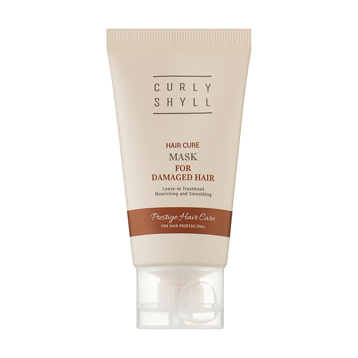 Незмивна відновлювальна термозахисна маска CURLYSHYLL Hair Cure Mask для пошкодженого волосся, 40 мл