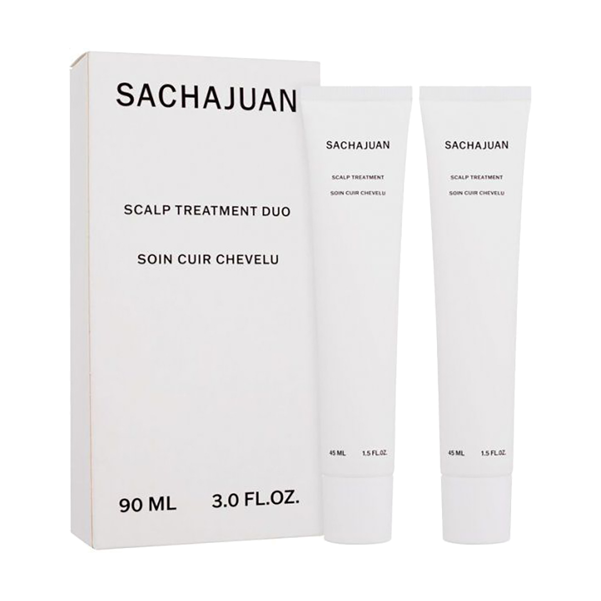 Незмивний догляд SachaJuan Scalp Treatment Duo проти лупи та заспокоєння шкіри голови, 2*45 мл
