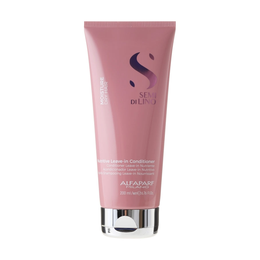 Незмивний кондиціонер Alfaparf Semi Di Lino Moisture Nutritive Leave-In Conditioner для сухого волосся, 200 мл
