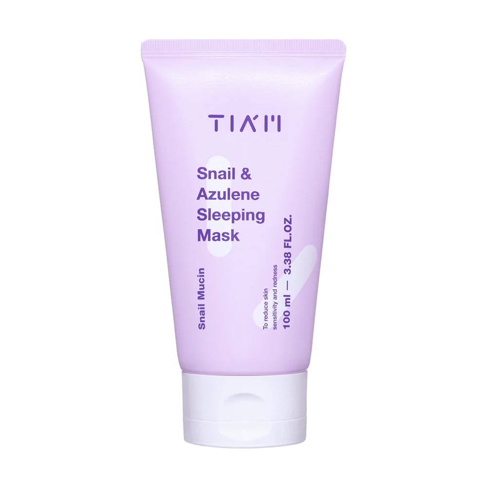 Нічна маска для обличчя TIAM Snail &amp; Azulene Sleeping Mask з екстрактом равлика та азуленом, 100 мл