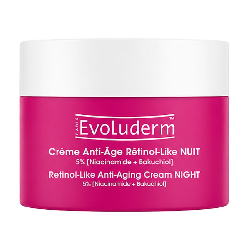 Нічний антивіковий крем для обличчя Evoluderm Retinol-Like Anti-Aging Night Cream, 50 мл