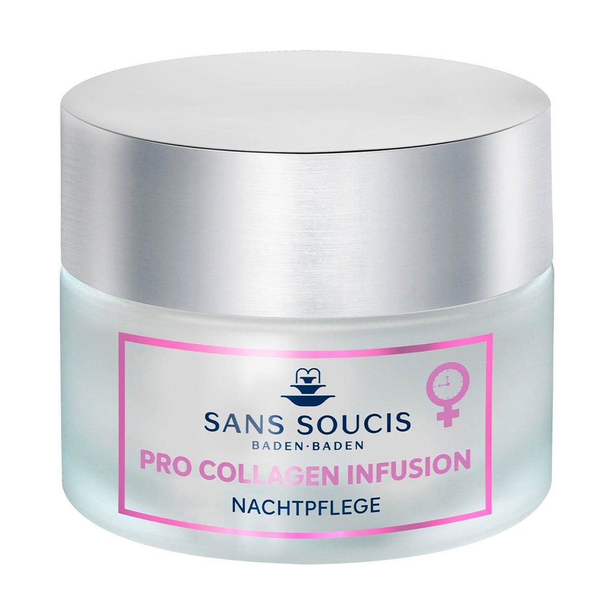 Нічний антивіковий крем для обличчя Sans Soucis Pro Collagen Infusion, 50 мл